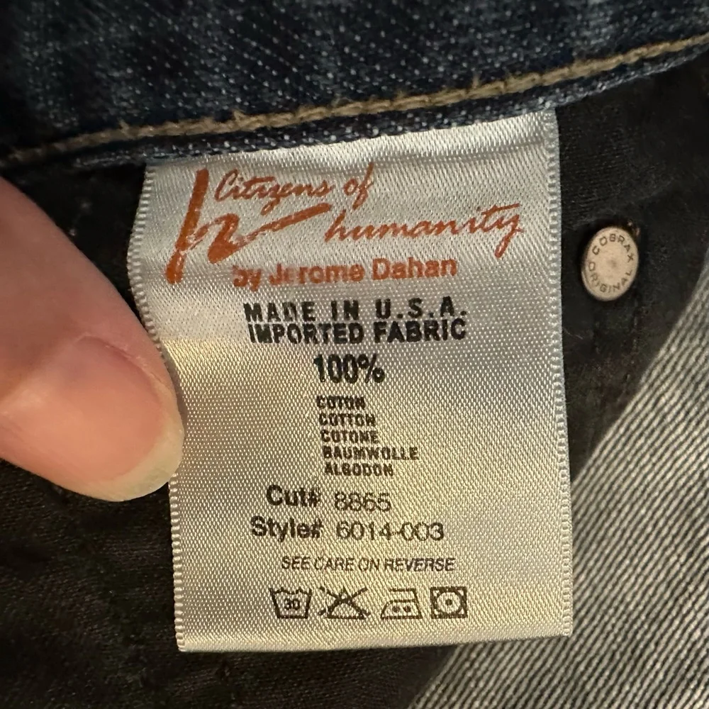 Citizens Of Humanity Evans Jeans Selvedge Denim Mens Size 30x30 Blue 6014-003 - Picture 6 of 12